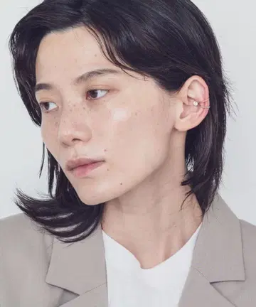 쥬에테 이어커프스 레이어드콤비 컬러 바이컬러