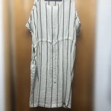 ICHI 린넨 롱 원피스