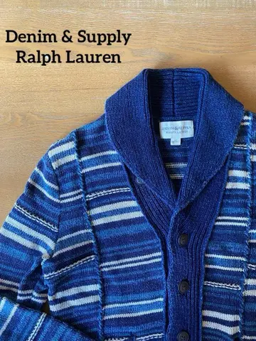 랄프 로렌 데님&서플라이 인디고 가디건 빈티지풍
