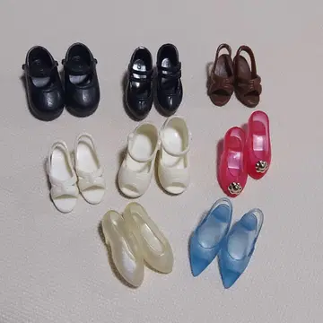 인형용 신발 8족 세트 리카짱 펌프스 웨지솔