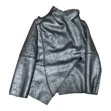 y2k archive 블랙 재킷 가죽풍