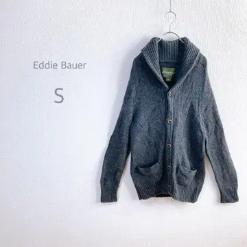 [ Eddie Bauer ] 두툼한 숄카라 니트 가디건 워셔블