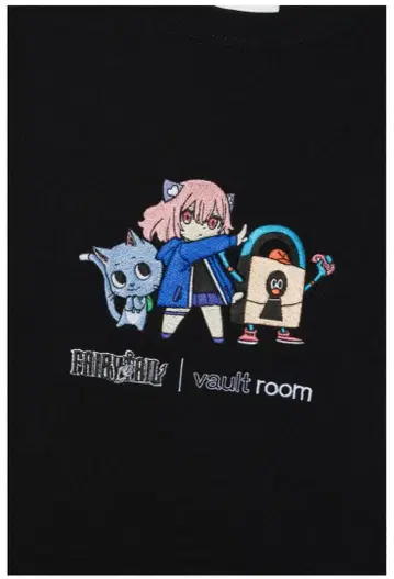 VR x nqrse x HAPPY TEE / BLACK