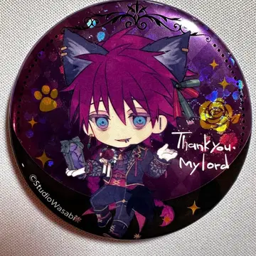 악마고양이 라토 B상 홀로그램 캔뱃지 악마집사와 검은 고양이 난자