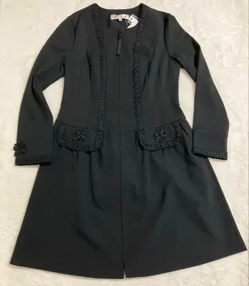 택 포함 새상품 슈퍼 뷰티 롱 블랙 코트