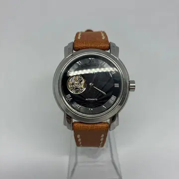 [정밀도 양호] PRINCE 자동 와인딩 오픈 하트 뒷면 투명