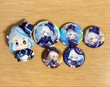 원신 프리나 캔뱃지 봉제 인형 퍼펫 손가락 인형 마스코트 공식 정품