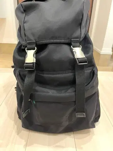 GLOBAL WORK 다기능 블랙 백팩