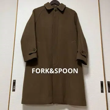 URBAN RESEARCH FORK&SPOON 발마칸 코트 브라운