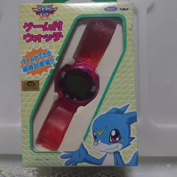 디지몬 게임 부착 워치 핑크 레트로