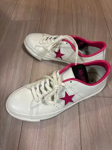 컨버스 원스타 와니스타 화이트 x 핑크 로우컷