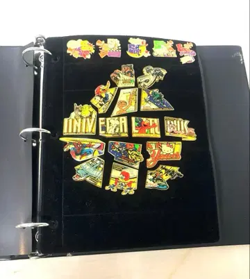 USJ 캐릭터 핀 배지 와 홀더 세트