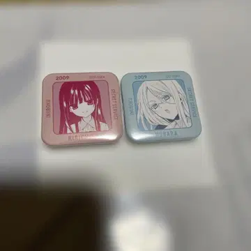 후지와라 코코아 컬렉션 미니 캔뱃지 2개 세트