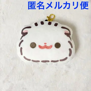 포메라니안 모찌 봉제 인형 패스 케이스 시라타마