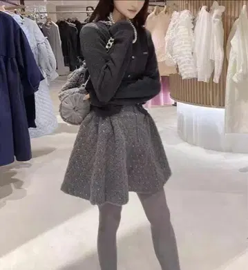 Bibiy. 스커트 ODETTEBOAPLEATEDSKIRT