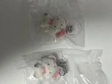 산리오 메지루시 참 후와후와 스노우 메지루시 액세서리 키티 2개