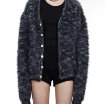 [ VIAVANDA ] big shaggy cardigan