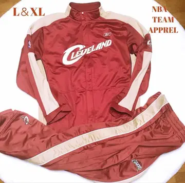 (레어품) NBA 캐벌리어스 트랙 재킷 저지 셋업 L&XL