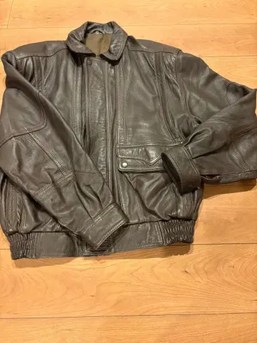 빈티지 천연 가죽 자켓