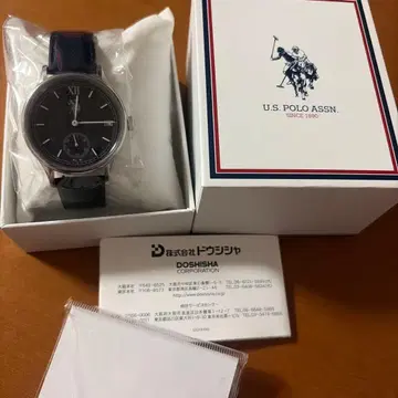 새상품 U.S. POLO ASSN. 블랙 손목시계