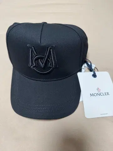 MONCLER 야구 모자 블랙 TG UNI