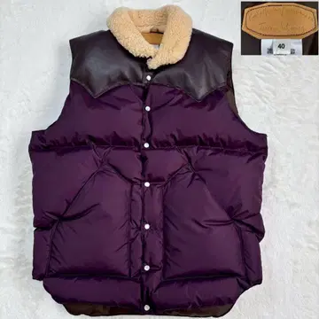 size40 록키 마운틴 CHRISTY VEST 다운 베스트 일본제