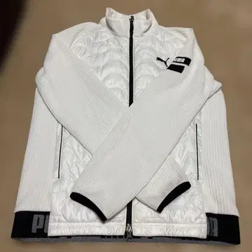 PUMA 화이트 자켓 M 사이즈