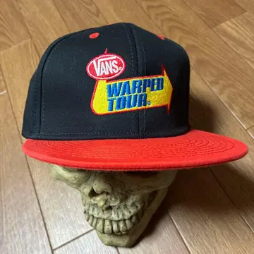 VANS WARPED TOUR 캡 블랙/빨간색