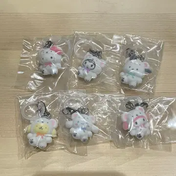 산리오 메지루시 액세서리 폭신폭신 스노우 컴플리트 세트