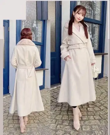 미셸 마카롱 롱 코트