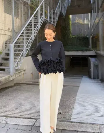 trefle+1 펄 스완 가디건