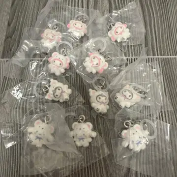 푹신푹신 스노우 메지루시 액세서리 마이멜로디 쿠로미 시나몬