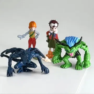 디지몬 어드벤처 피규어 4개