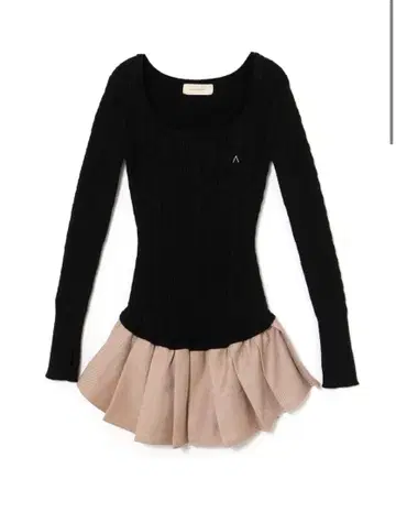 앤 마리 Milly 니트 세트 드레스 블랙