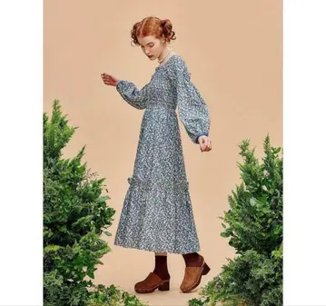 POPPY 페인트 후르츠 롱 원피스