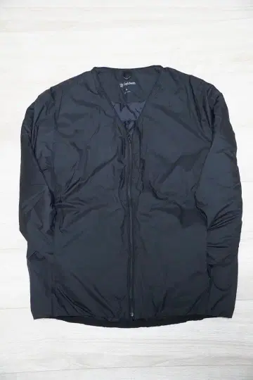 V넥 집 다운 가디건