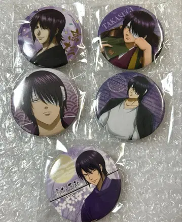 은혼 타카스기 신스케 캔뱃지 세트