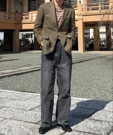 masonprince 와이드 데님 팬츠