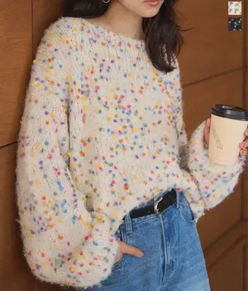 고베 레터스 컬러풀 니트