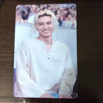 후지이 카제 새상품 메탈 포스터