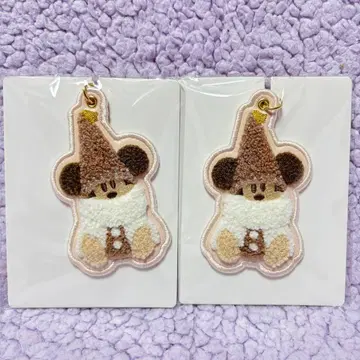 리루린린 키체인 브라운 2개