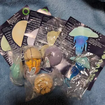 빛나는 해파리 말랑말랑 공 체인 5종 세트