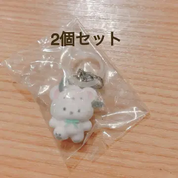 산리오 메지루시 액세서리 포근포근 스노우 포차코 2개 세트