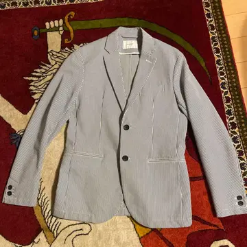 INHERIT 스트라이프 테일러드 자켓