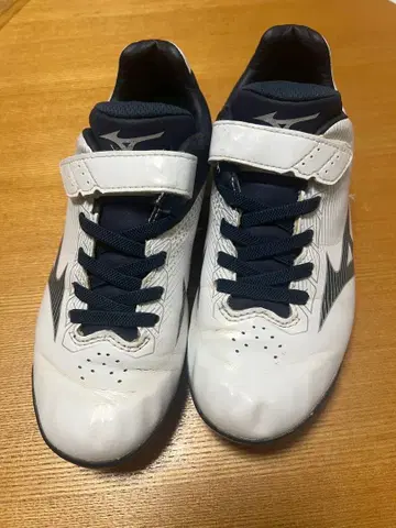 Mizuno 야구 스파이크 슈즈 화이트/네이비 22cm