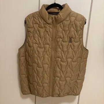 DOD 퀼팅 베스트 L 사이즈 베이지 우사 스티치 나카와타 베스트 BG