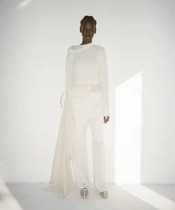 미사용 새상품 enof sheer cotton flip top