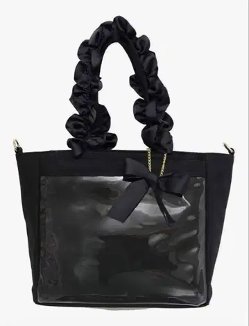 자카마트 이타백 이타백 프릴 토트백 블랙 블랙