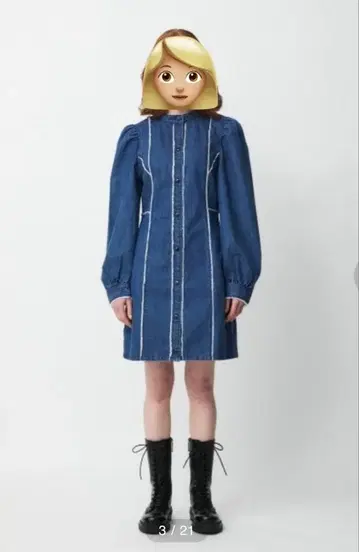 MOUSSY 데님 원피스