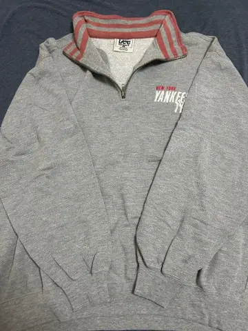 리 스포츠 뉴욕 양키스 하프 지퍼 맨투맨 L